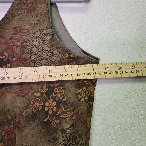 Vintage Floral Sleeveless Maxi Dress Fairy Grunge Whimsigoth 90s 8 - Picture 9 of 13